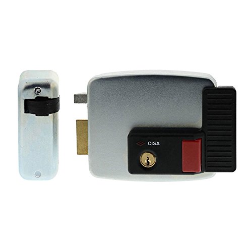 Cerradura eléctrica Cisa, 12 V, galvanizada, plateado, 11731702, 12V